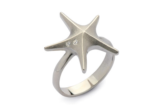 Stella anillo plata cler munts joyeria